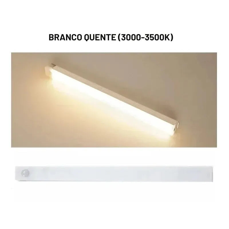 Luminária LED Recarregável com Sensor de Movimento - Brolar