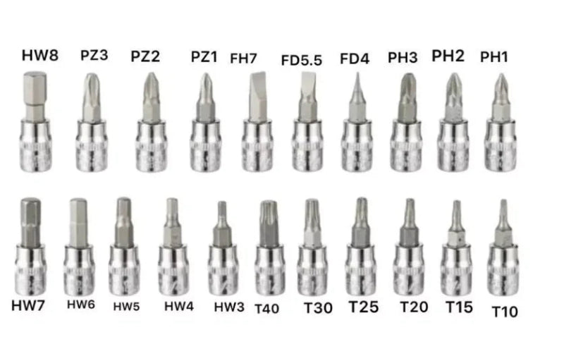 Kit de Soquetes com Catraca 46 peças - Brolar