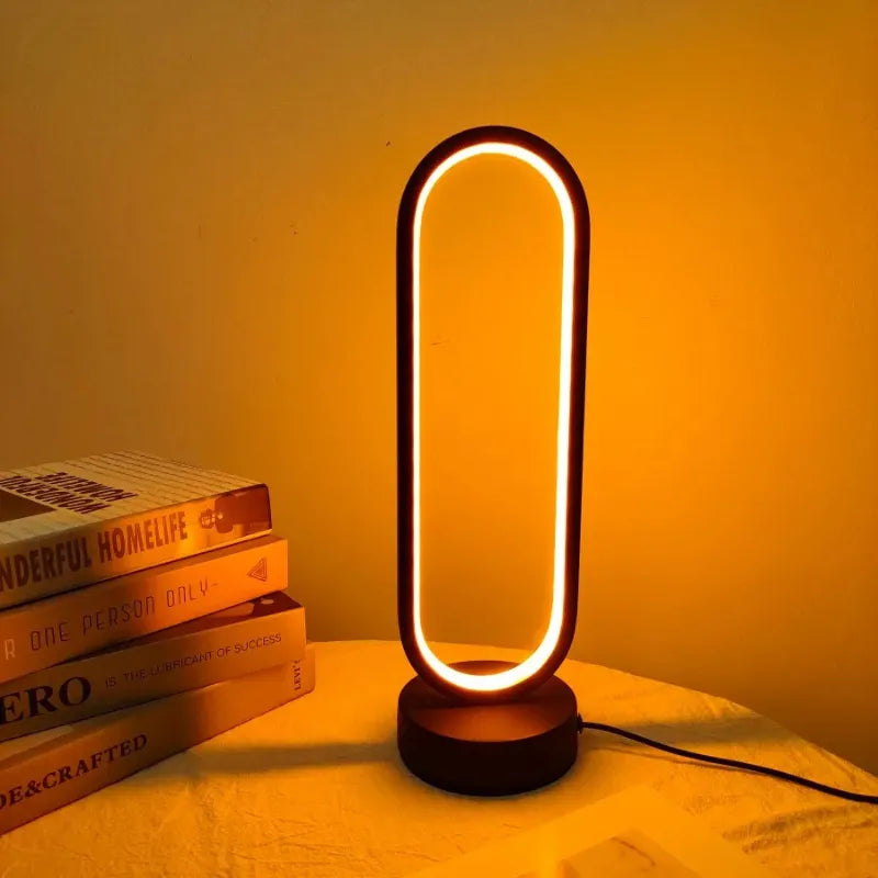 Luminária-em-Formato-Anel-LED-Luz-ambiente