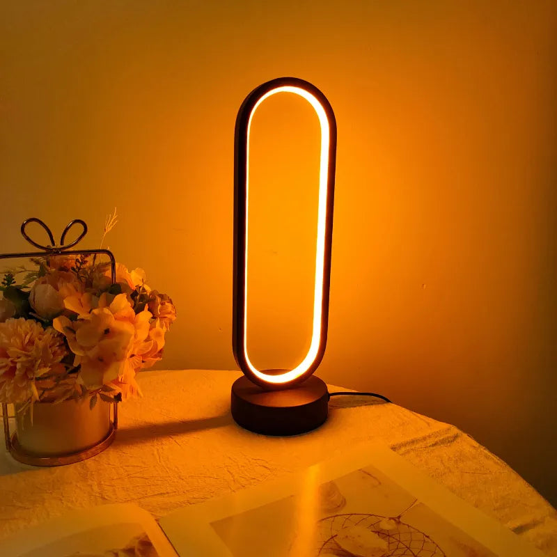 Luminária-em-Formato-Anel-LED-Luz-ambiente